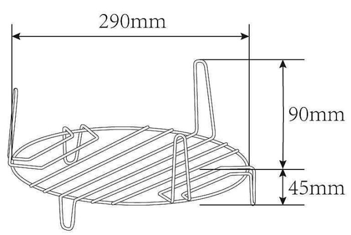 Privileg mikrovalna pećnica 285902, roštilj i topli zrak, 25 l, 3-u-1 uređaj - Slika 5