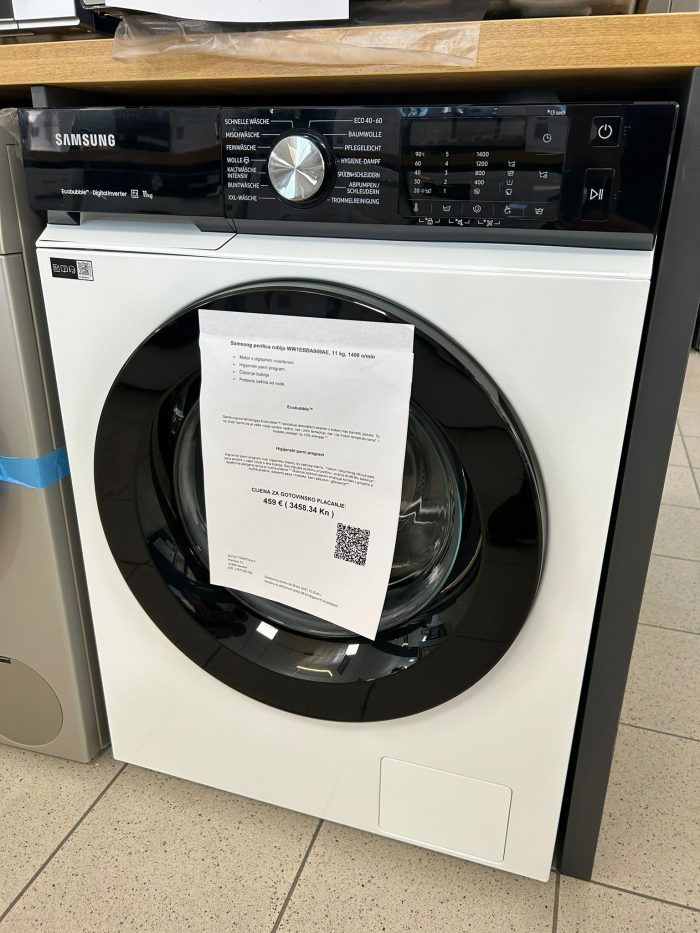 Samsung perilica rublja WW1EBBA049AE, 11 kg, 1400 o/min - Slika 8