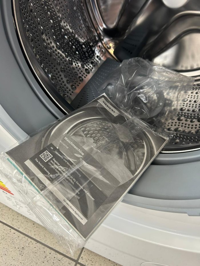 SIEMENS perilica rublja iQ500 WU14UTA8, 8 kg, 1400 o/min, može se ugraditi ispod pulta - Slika 13