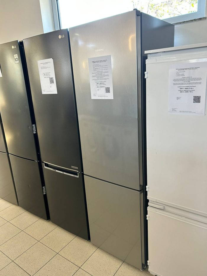 SIEMENS kombinacija hladnjak/zamrzivač KG39N2LCF, 203 cm visine, 60 cm širine - Slika 4