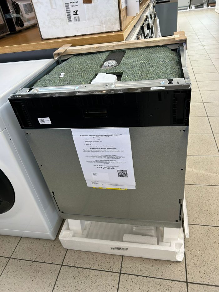 AEG potpuno integrirana perilica posuđa, FSB53627P, 13 postavki, XXL perilica posuđa - Slika 9