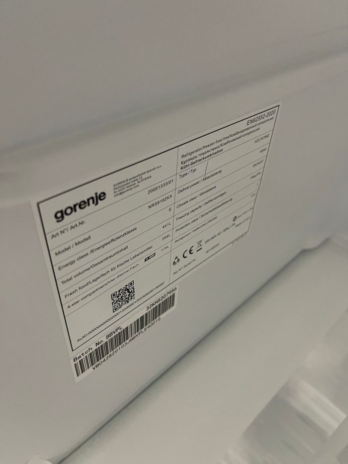 GORENJE Side-by-Side NRS8182KX, 177,7 cm visok, 83,2 cm širok - Slika 13