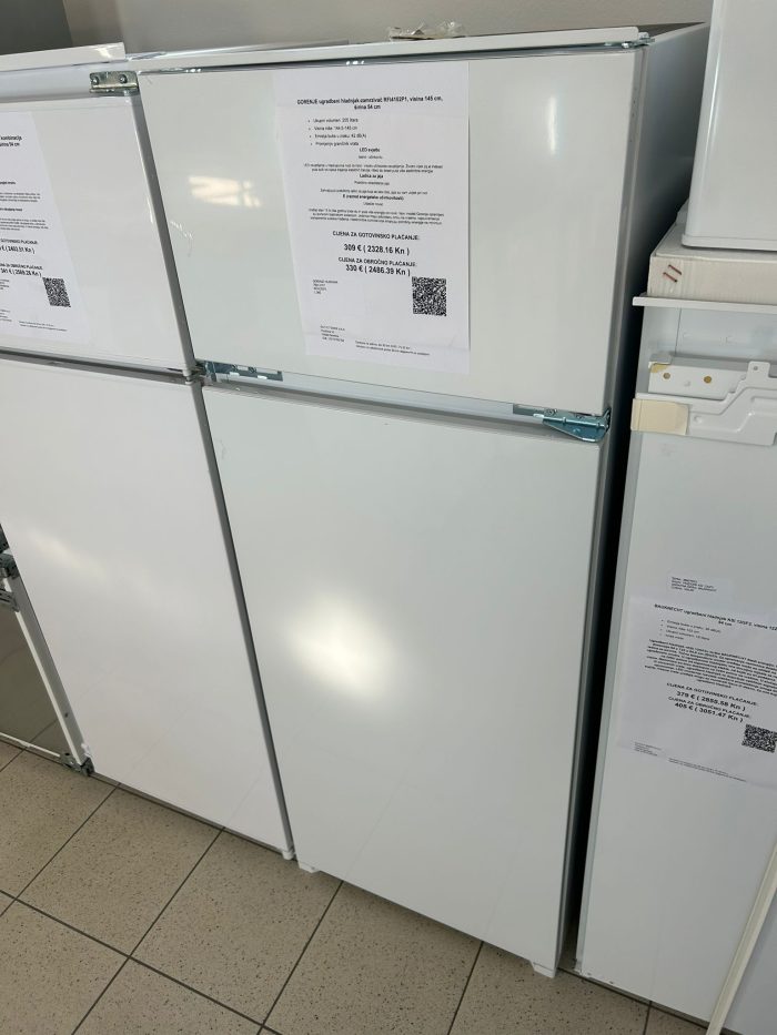 GORENJE ugradbeni hladnjak-zamrzivač RFI4152P1, visina 145 cm, širina 54 cm - Slika 7