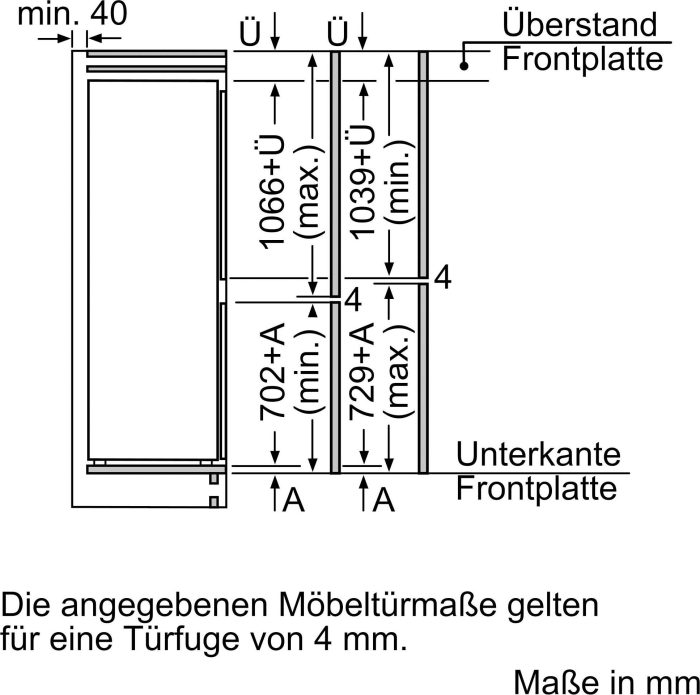 NEFF ugradbena kombinacija hladnjaka i zamrzivača N 70 KI7863FF0, visina 177,2 cm, širina 55,8 cm - Slika 11