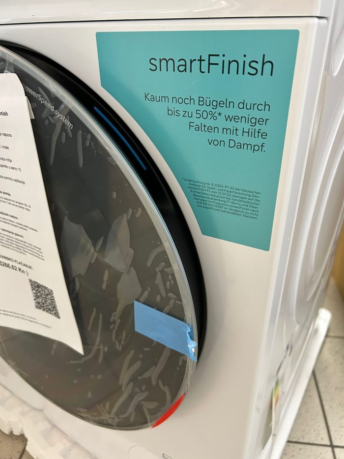 SIEMENS perilica rublja WG44B2040, 9 kg, 1400 o/min, smartFinish - zaglađuje sve nabore zahvaljujući pari - Slika 15