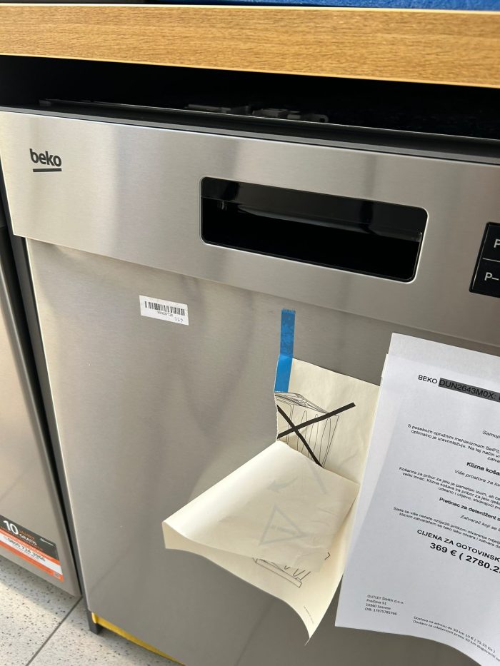 BEKO DUN2643M0X: Ugradbena perilica posuđa (14 postava, 60 cm) - Slika 7