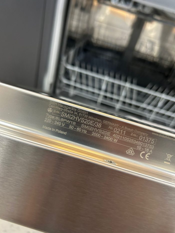 BOSCH djelomično ugradbena perilica posuđa 2, SMI2HVS20E, 13 postavki - Slika 20