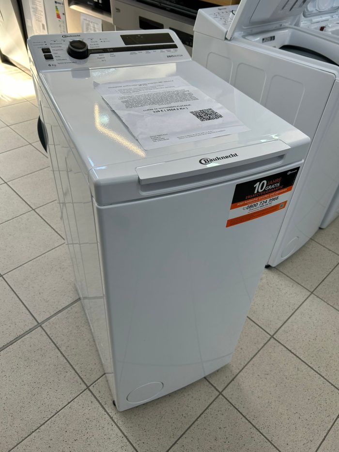 BAUKNECHT perilica rublja s gornjim punjenjem WMT ZEN 612 B SD, 6 kg - Slika 17