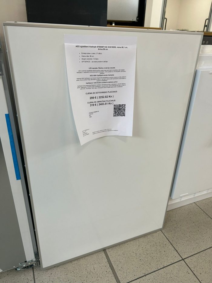 AEG ugradbeni hladnjak SFB688F1AE 933018058, visina 88,1 cm, širina 56 cm - Slika 14