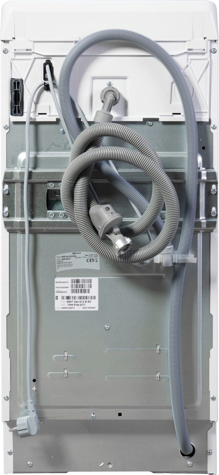 BAUKNECHT perilica rublja s gornjim punjenjem WMT ZEN 612 B SD, 6 kg - Slika 5