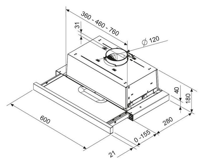 SAMSUNG NK7000MM Napa s perivim aluminijskim filtrom - Slika 3