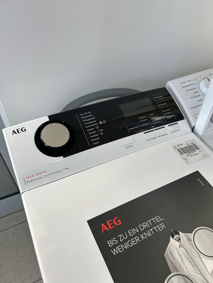 AEG perilica s gornjim punjenjem LTR7C37STL 913143735, 7 kg, 1300 o/min, ProSteam - parni program za 96% manju potrošnju vode - Slika 9
