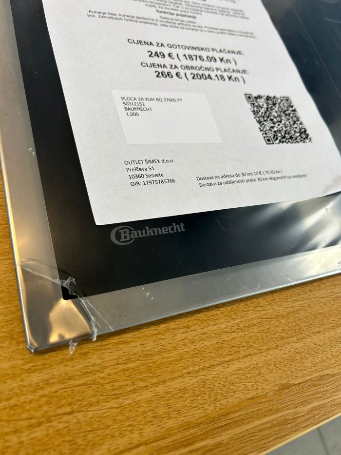 BAUKNECHT indukcijska ploča SCHOTT CERAN® BQ 2760S FT - Slika 16