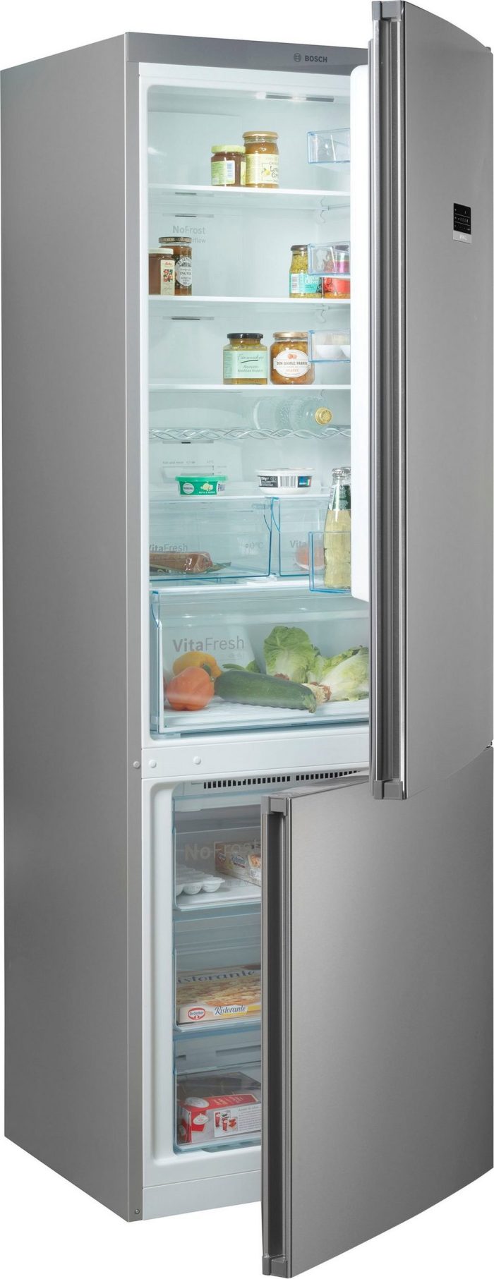 BOSCH kombinacija hladnjak/zamrzivač KGN49XIEA, 203 cm visine, 70 cm širine - Slika 2