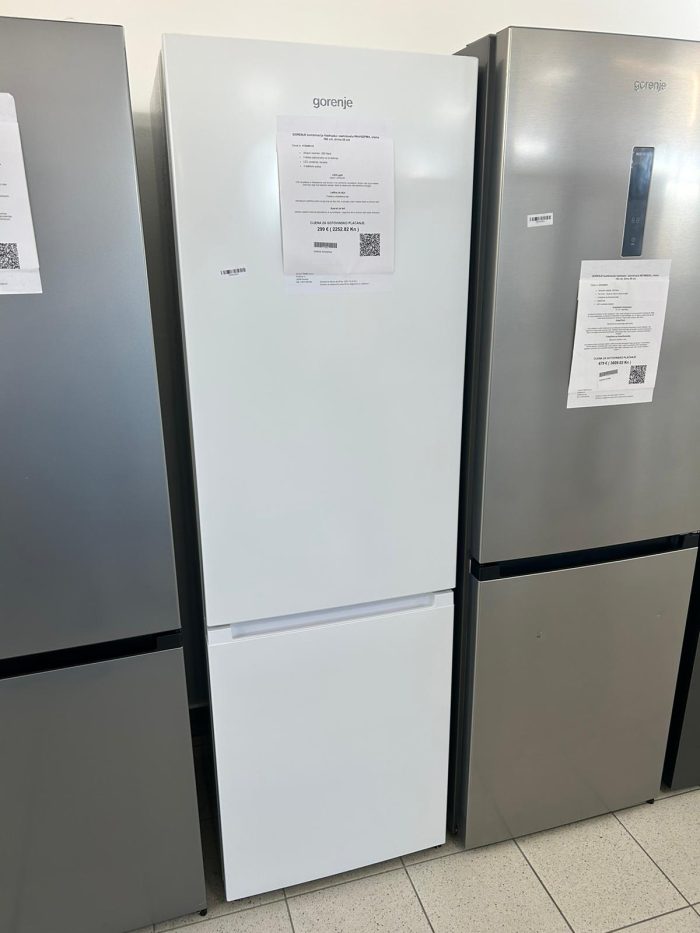 GORENJE kombinacija hladnjaka i zamrzivača RK4182PW4, visina 180 cm, širina 55 cm - Slika 7
