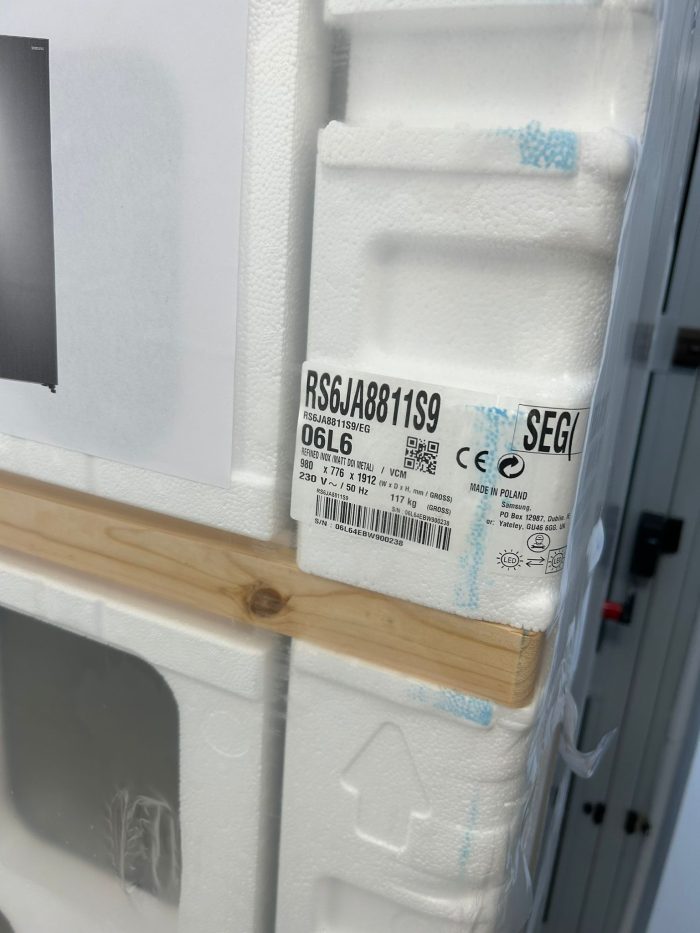 Samsung Side-by-Side RS6JA8811S9, 178 cm visine, 91,2 cm širine, sa fiksnim priključkom za vodu - Slika 12