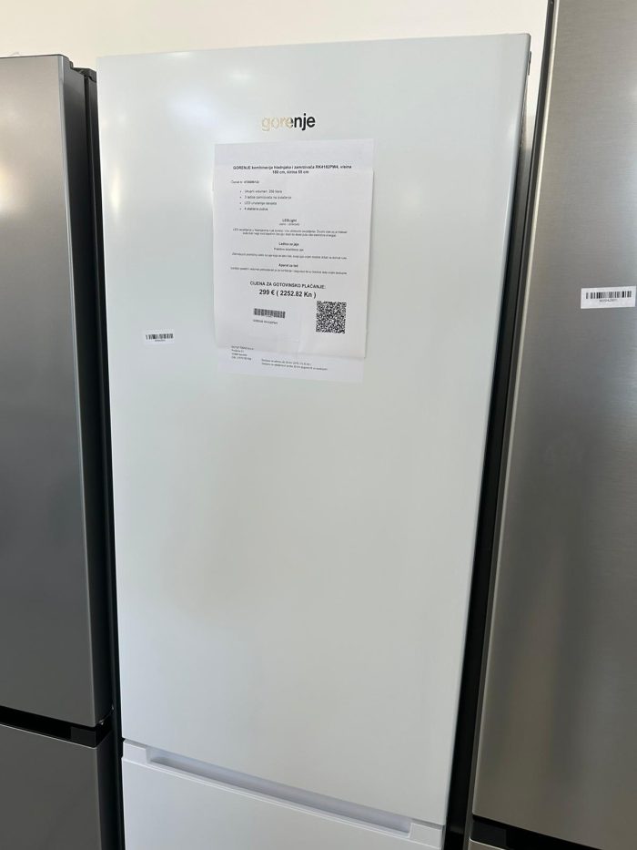 GORENJE kombinacija hladnjaka i zamrzivača RK4182PW4, visina 180 cm, širina 55 cm - Slika 9