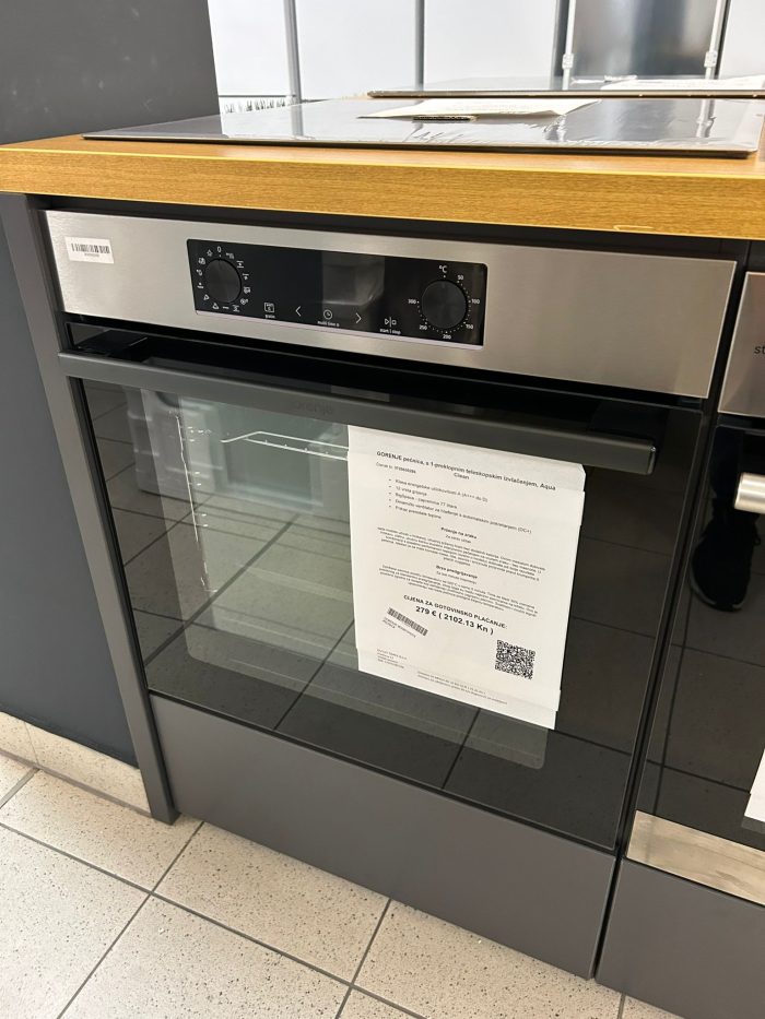 GORENJE BOSB737OTX pećnica s 1-preklopnim teleskopskim izvlačenjem, Aqua Clean - Slika 15