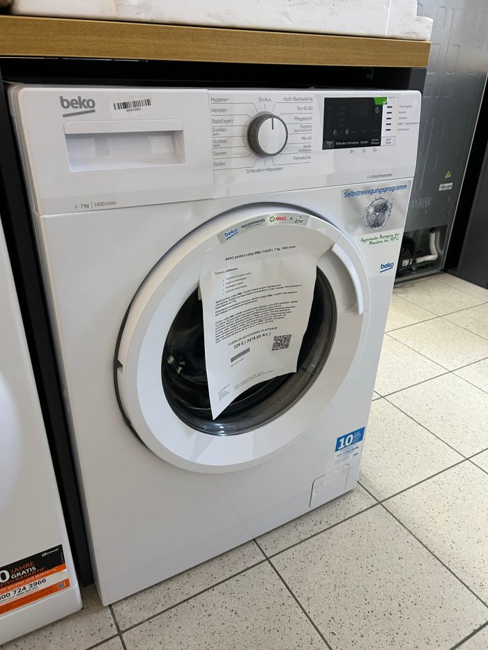 BEKO perilica rublja WML71423R1, 7 kg, 1400 o/min - Slika 4