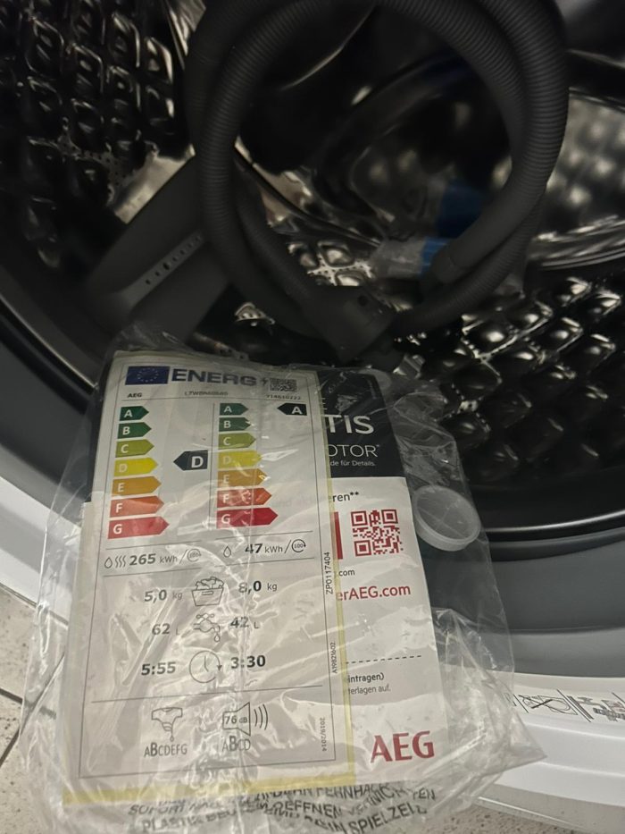 AEG perilica-sušilica L7WBA60680, 8 kg, 5 kg, 1600 o/min, ProSteam - parni program za 96% manju potrošnju vode - Slika 21