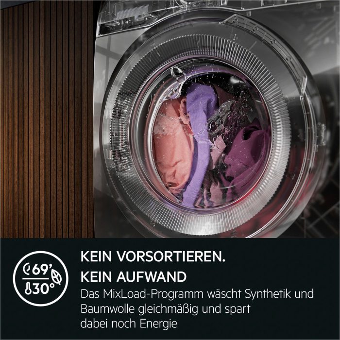 AEG perilica rublja serije 6000 s ProSense tehnologijom LR6FA410FL, 10 kg, 1400 o/min, ProSense® automatska kontrola količine - štedi do 40% vremena, vode i energije - Slika 3