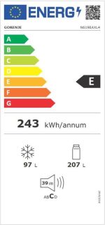 GORENJE kombinacija hladnjak/zamrzivač N 619 EAXL4, 186 cm visine, 59,5 cm širine, NoFrostPlus - Slika 3