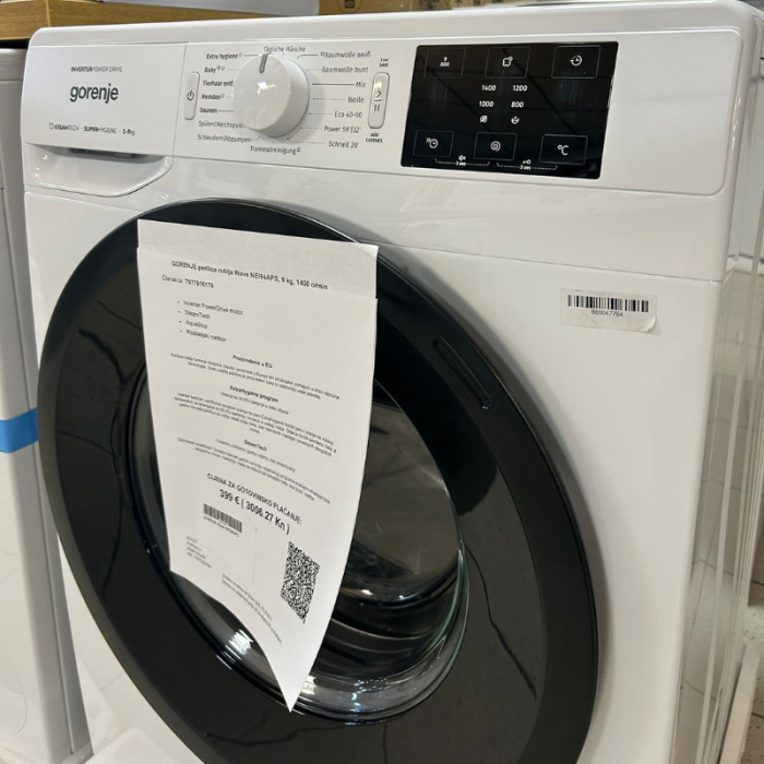 GORENJE perilica rublja Wave NEI94APS, 9 kg, 1400 o/min - Slika 17
