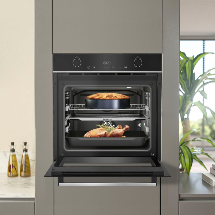 BEKO ugradbena pećnica BBVM13400XDS, s 2-strukim teleskopskim izvlačenjem, SteamShine, Split&Cook - Slika 6