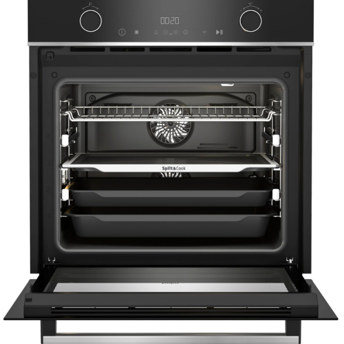 BEKO ugradbena pećnica BBVM13400XDS, s 2-strukim teleskopskim izvlačenjem, SteamShine, Split&Cook - Slika 2