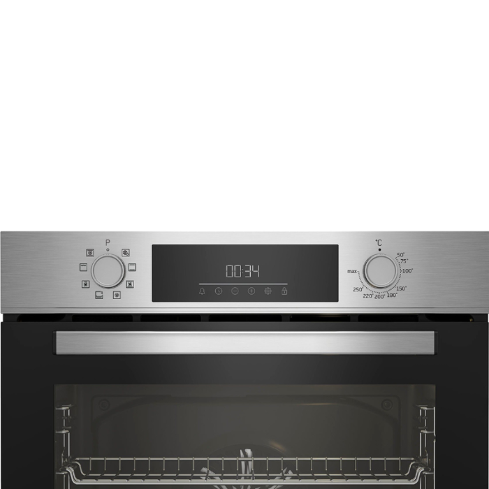 BEKO pećnica BBSM12340X, s teleskopskim nastavkom koji se može naknadno ugraditi, jednostavna funkcija čišćenja parom - Slika 4