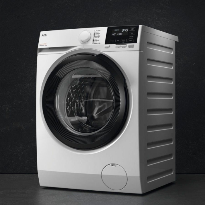 Dizajn bez naslova (92) AEG perilica rublja serije 6000 s ProSense tehnologijom LR6FA410FL, 10 kg, 1400 o/min, ProSense® automatska kontrola količine - štedi do 40% vremena, vode i energije - Slika 1
