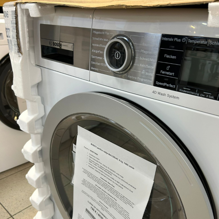 BOSCH perilica rublja WAV28G43, 9 kg, 1400 o/min - Slika 9