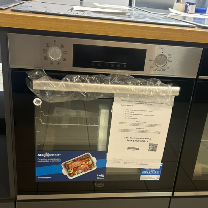 BEKO ugradbena pećnica BBIM12300X, može se naknadno opremiti teleskopskim izvlačenjem - Slika 16