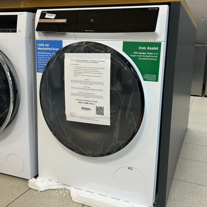 Perilica rublja BOSCH WGB256A40, 10 kg, 1600 o/min, i-DOS dozira točno potrebnu količinu vode i deterdženta - Slika 8