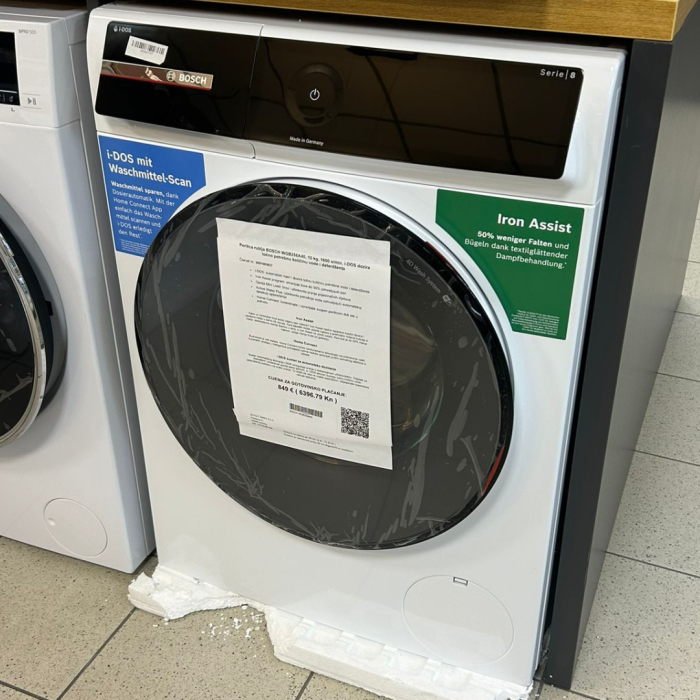 Perilica rublja BOSCH WGB256A40, 10 kg, 1600 o/min, i-DOS dozira točno potrebnu količinu vode i deterdženta - Slika 7