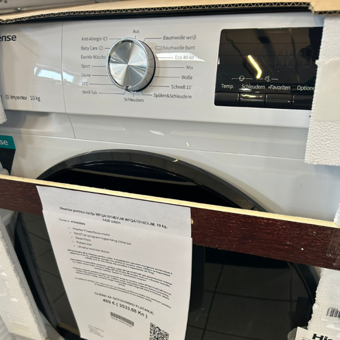 Hisense perilica rublja WFQA1014EVJM WFQA1014EVJM, 10 kg, 1400 o/min - Slika 8