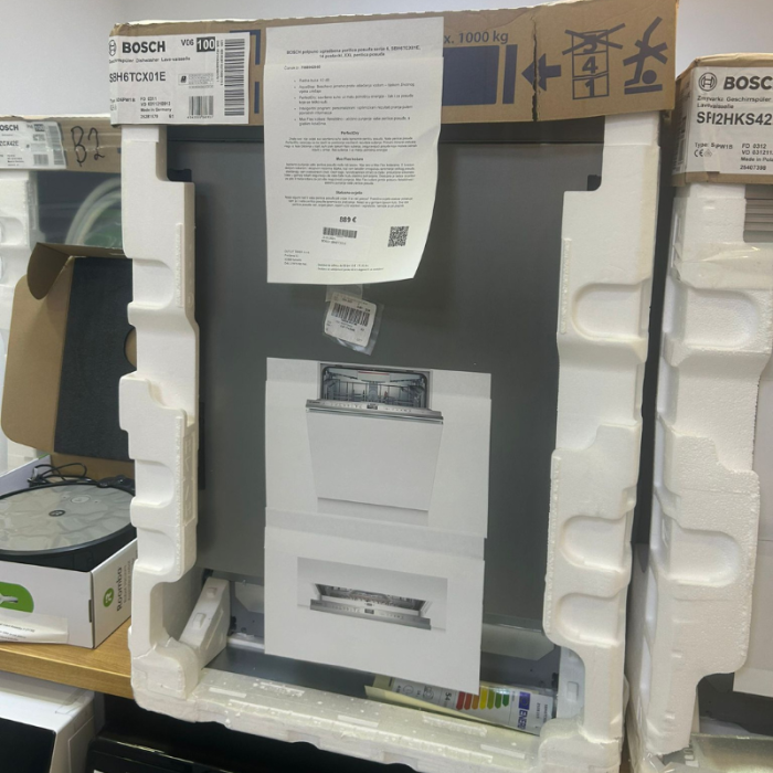 BOSCH potpuno ugradbena perilica posuđa serije 6, SBH6TCX01E, 14 postavki, XXL perilica posuđa - Slika 17