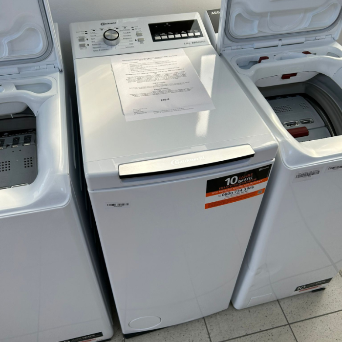 BAUKNECHT perilica rublja s gornjim punjenjem WMT Eco Smart 6513 ZC, 6,5 kg, 1200 o/min - Slika 14
