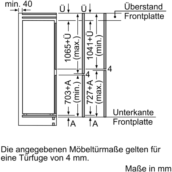 SIEMENS ugradbena kombinacija hladnjaka i zamrzivača iQ500 KI86SADE0, visina 177,2 cm, širina 55,8 cm - Slika 10