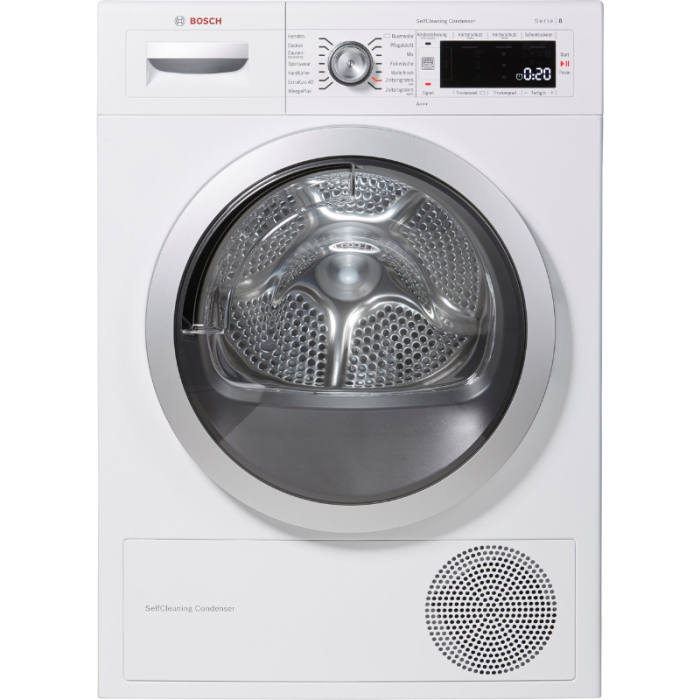 Dizajn bez naslova - 2024-03-21T105226.203 Sušilica s toplinskom pumpom BOSCH serija 8 WTW875W0, 8 kg - Slika 1