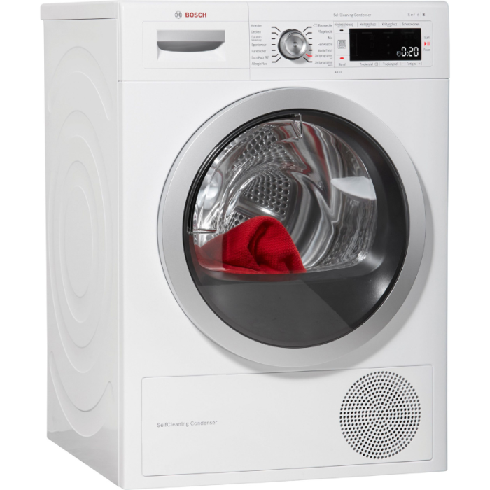 Sušilica s toplinskom pumpom BOSCH serija 8 WTW875W0, 8 kg - Slika 3