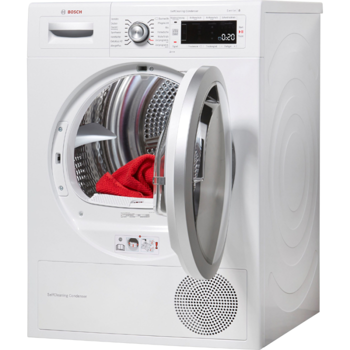 Sušilica s toplinskom pumpom BOSCH serija 8 WTW875W0, 8 kg - Slika 2