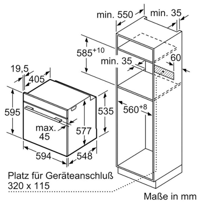 BOSCH Parna pećnica HSG7361B1 - Slika 8