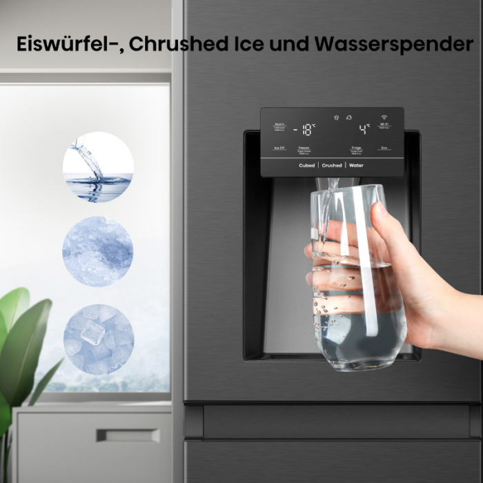 Hisense Side-by-Side RS818N4TFC, 179 cm visine, 91 cm širine, MetalCooling - Slika 3