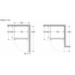 BOSCH Kombinacija hladnjak/zamrzivač KGN49OXBT Serija 4, visoka 203 cm, široka 70 cm, izrađena od materijala sa smanjenom emisijom CO2 - Slika 7