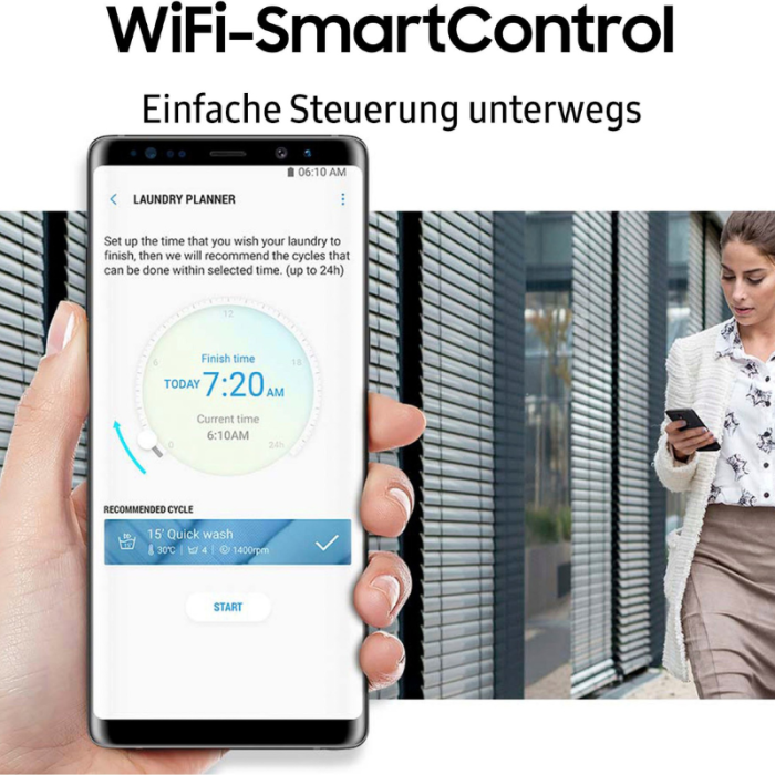SAMSUNG Perilica WW9GT604ALX WW6100T, 9 kg, 1400 o/min - Slika 12
