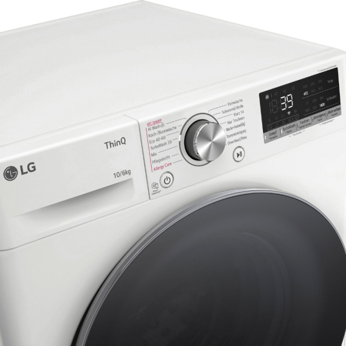 LG Perilica-sušilica W4WR70X61 Serija 7, 10 kg, 6 kg, 1400 o/min - Slika 4