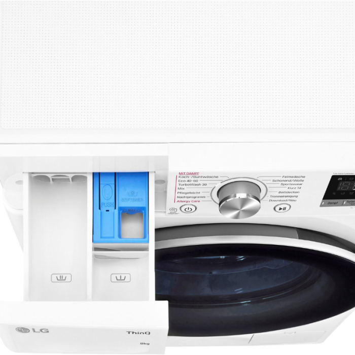 LG Perilica rublja F4WV708P1E Serija 7, 8 kg, 1400 o/min, TurboWash® - pranje u samo 39 minuta - Slika 6