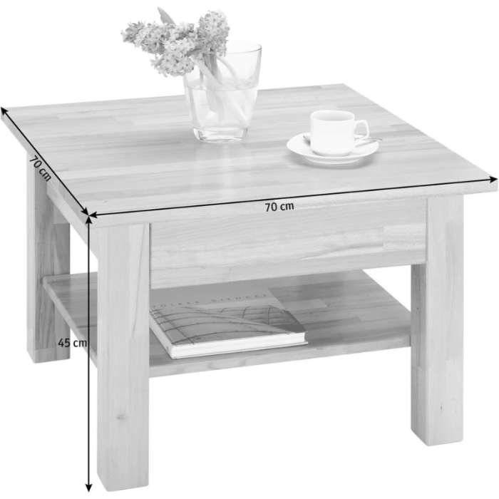 Dizajn bez naslova - 2024-09-26T154555.253 Linea Natura KAFE STOLIĆ puna jezgra bukve, 70/70/45 cm - Slika 2