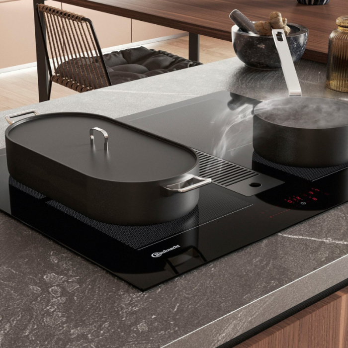 BAUKNECHT Ploča za kuhanje s odvodom BVH65 Venting Flexi - set koji se sastoji od: ploča za kuhanje BVH 2065B, odvodni kanal FK 65VH BO - Slika 6